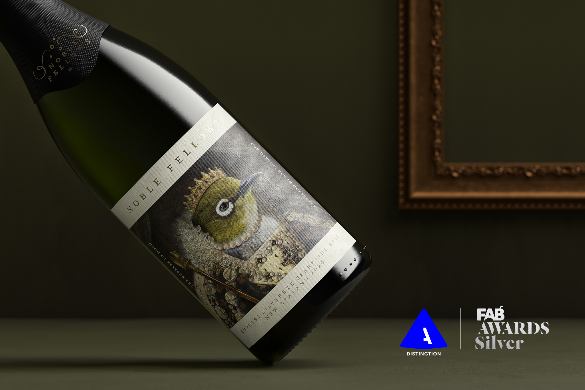 Noble Fellows wine brand designed by Our Revolution packaging design agency in Sydney featuring wine label design winning an AGDA award for distinction Jen Doran