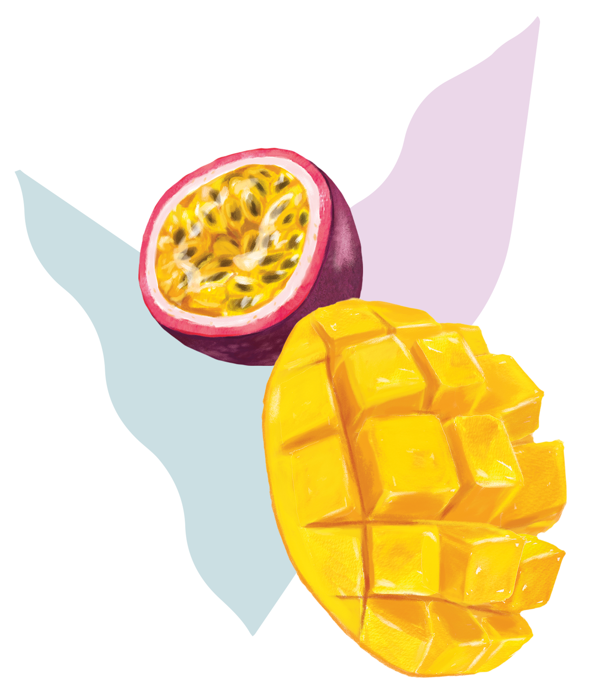 Colourful fruit illustrations for Chobani Yogurt packaging design by Our Revolution